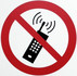Schild keine Mobiltelefone